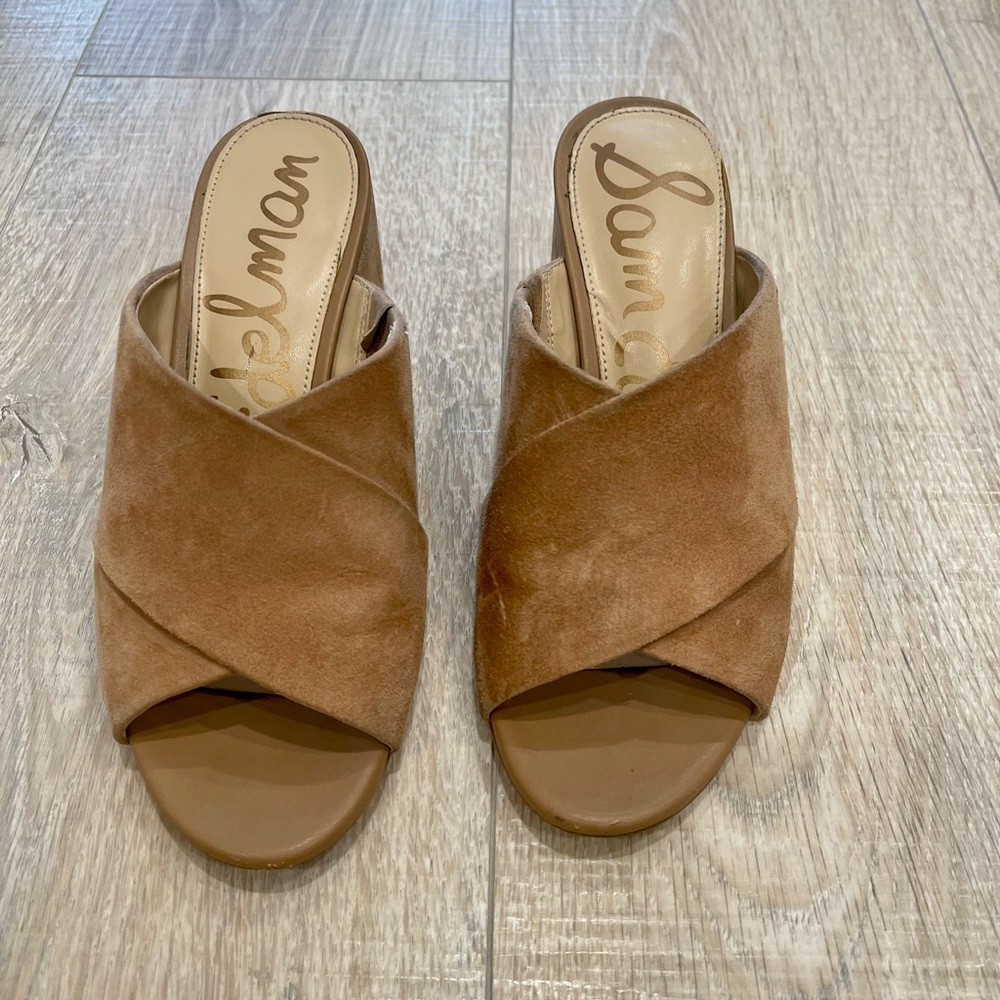 Sam Edelman Stanely Suede block heels - Picture 2 of 7